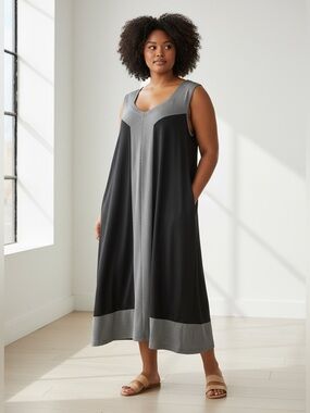 cuddl duds flexwear maxi dress Cuddl Duds Flexwear Short Sleeve Maxi Dress on QVC